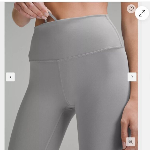 Lululemon Wunder Train High-Rise Tight 25" in Rhino Grey - Size 20 - Picture 2 of 5